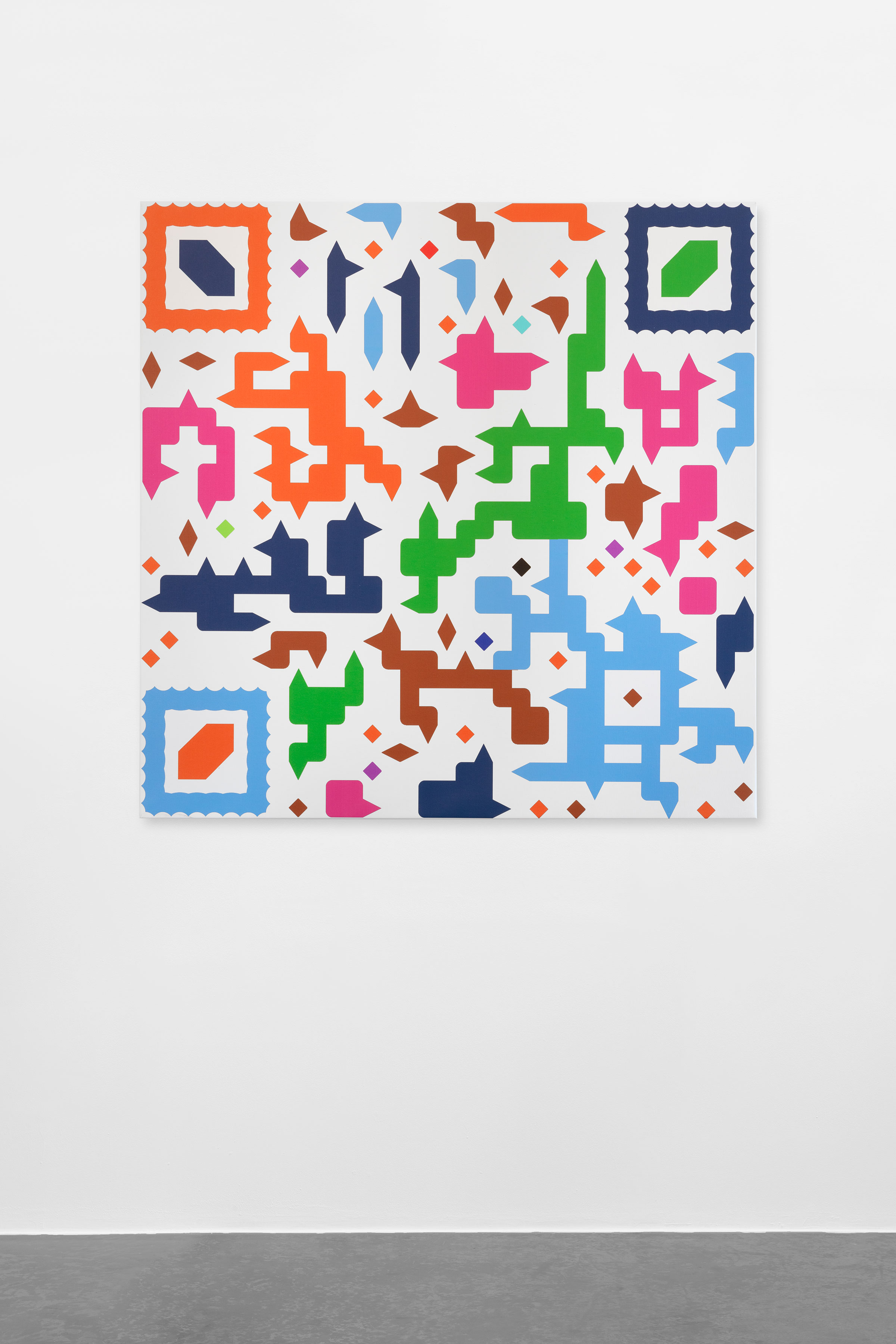 Molti di uno. QR Code Possession - Generative Artificial Intelligence. Arte, Religione, Scienza (Art, Religion, Science), 2023